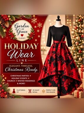 R&K Black Evening Dress